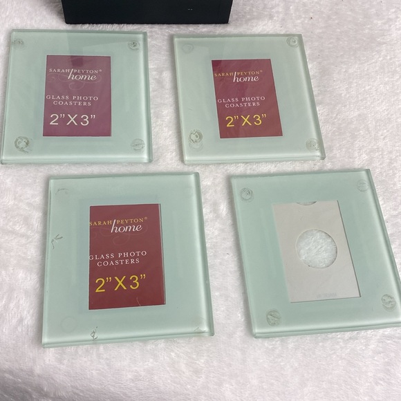 Home Glass Photo Coaster Set Of 4 Sarah Peyton - Picture 2 of 5